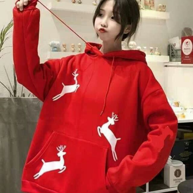 Áo hodie sừng tuần lộc