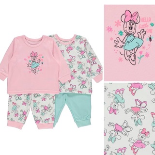 Set 2 bộ PJM minnie cho bé gái săn sale George UK