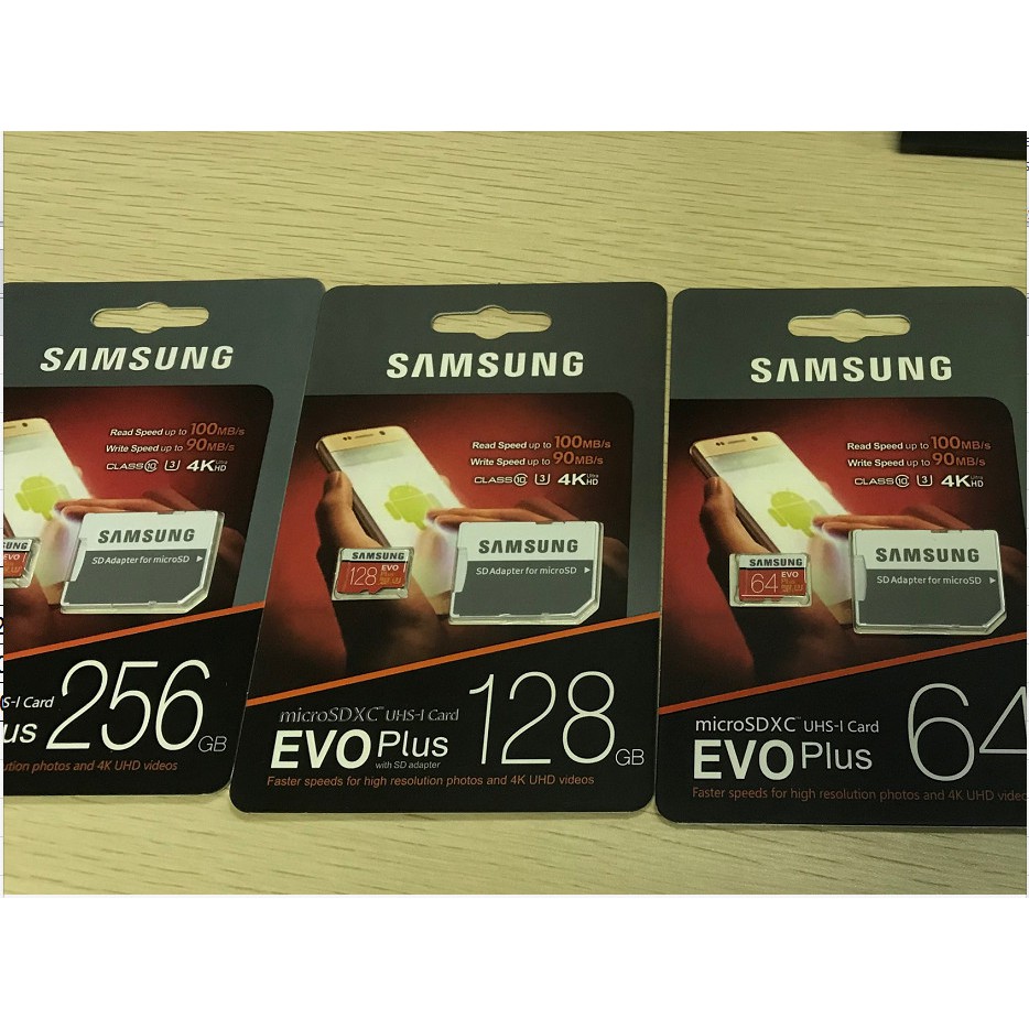 Thẻ Nhớ Sam Sung 100MB/S 128GB EVO Plus 10 Micro SDXC 128GB - Bảo hành 5 năm! | BigBuy360 - bigbuy360.vn