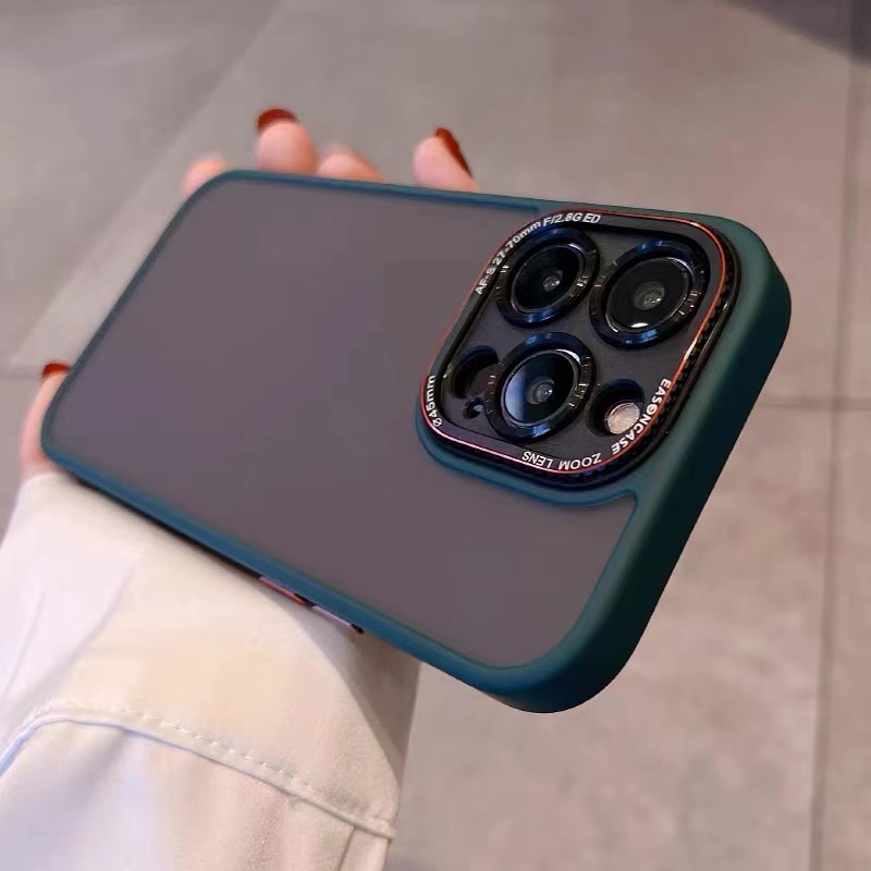 Ốp Điện Thoại iPhone 14 plus 13 12 Promax case ốp lưng điện thoại case ip 14 pro max Silicon Cứng Chống Sốc Bề Mặt Nhám Bảo Vệ camera Cho