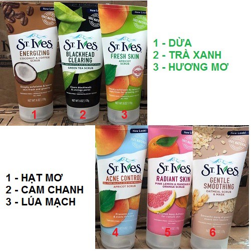 Sữa rửa mặt tẩy tế bào chết STIVES 170gsm | BigBuy360 - bigbuy360.vn