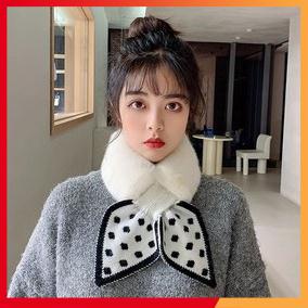Khăn lông quàng cổ hình tim siêu ấm siêu xinh