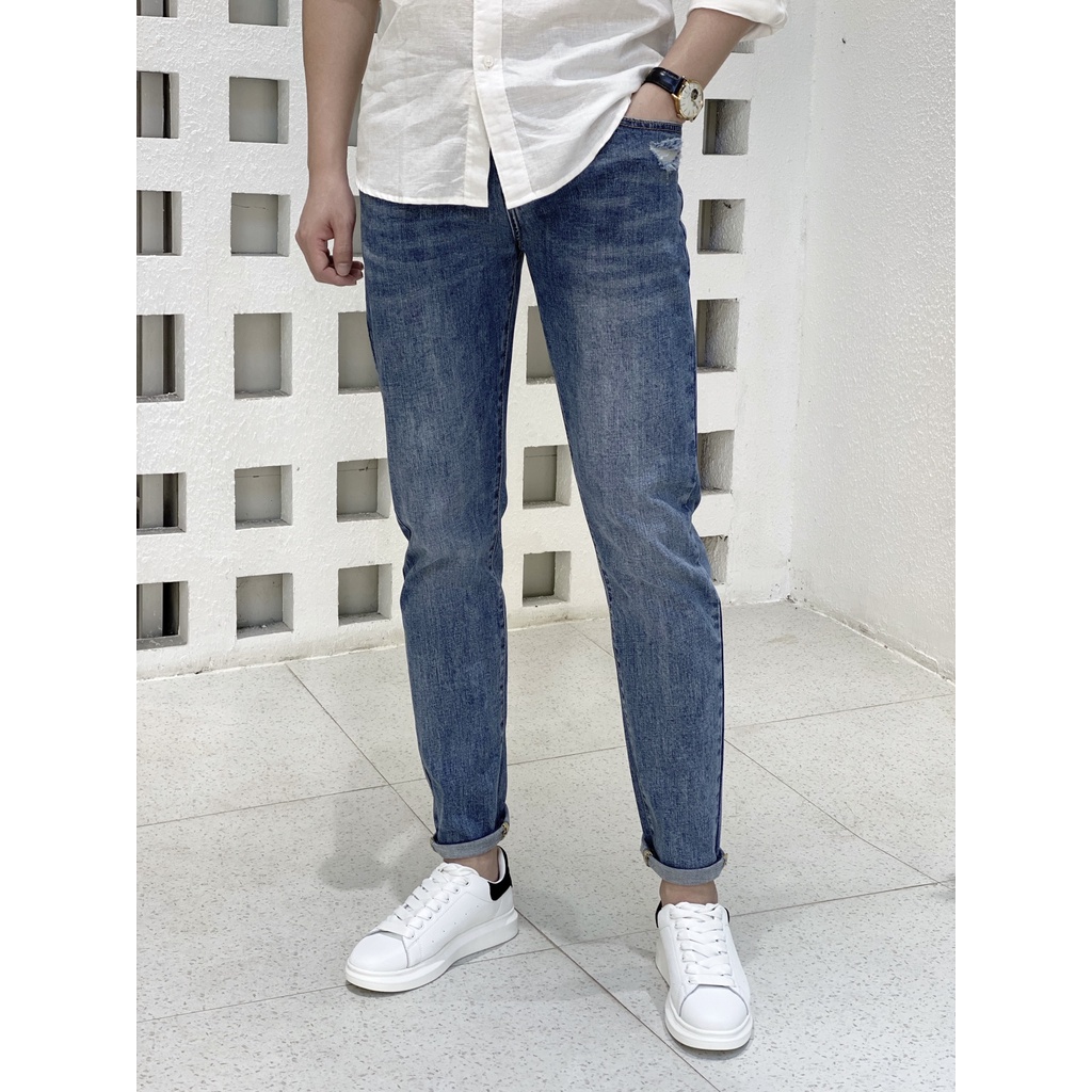 Quần Jean Nam Slim Fit The D Thiết Kế Form Ôm Co Giãn Tốt, Chất Liệu Bền Đẹp J6722 - J6726