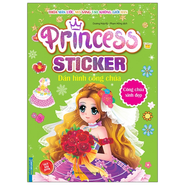 Sách Princess Sticker - Dán Hình Công Chúa - Công Chúa Xinh Đẹp