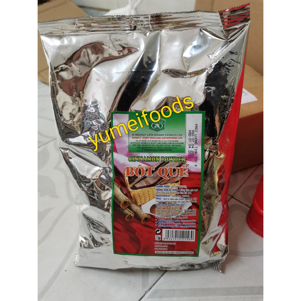 [GÓI TIẾT KIỆM] Bột Quế Vianco 500gr - Ướp Nướng Kho Hầm