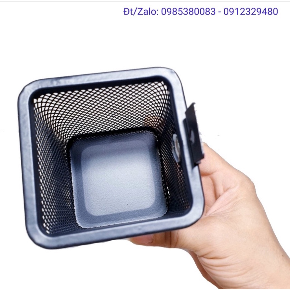 Rổ  Hông Xe Máy Vuông, Tròn Sơn Tĩnh Điện Chổng Rỉ Lắp Cho Mọi Loại Xe Tặng Pát, Ốc Gắn Ảnh thật Sp