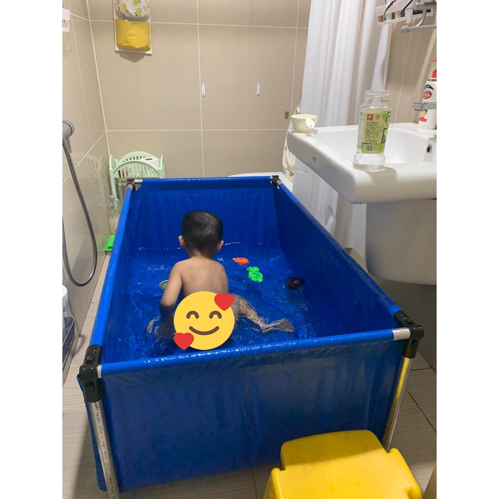 BỂ BƠI LẮP GHÉP KHUNG KIM LOẠI 1 TẦNG ***GIA CÔNG SIZE THEO YÊU CẦU***