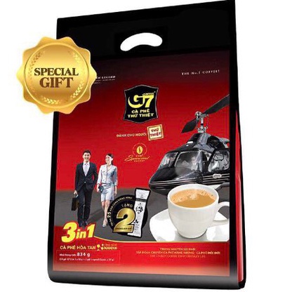 Cà phê sữa G7 3in1 - Bịch 50 gói