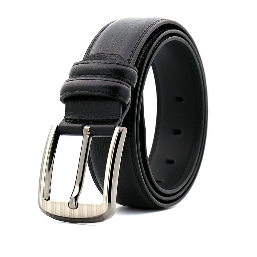 Thắt Lưng Nam Da Bò Thật Khóa Tự Động Đẳng Cấp | Dây Nịt Mặt Nhám - TL KIM