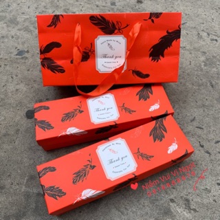 Hộp đôi đựng bánh Dứa, kẹo Nougat & bánh Trung Thu