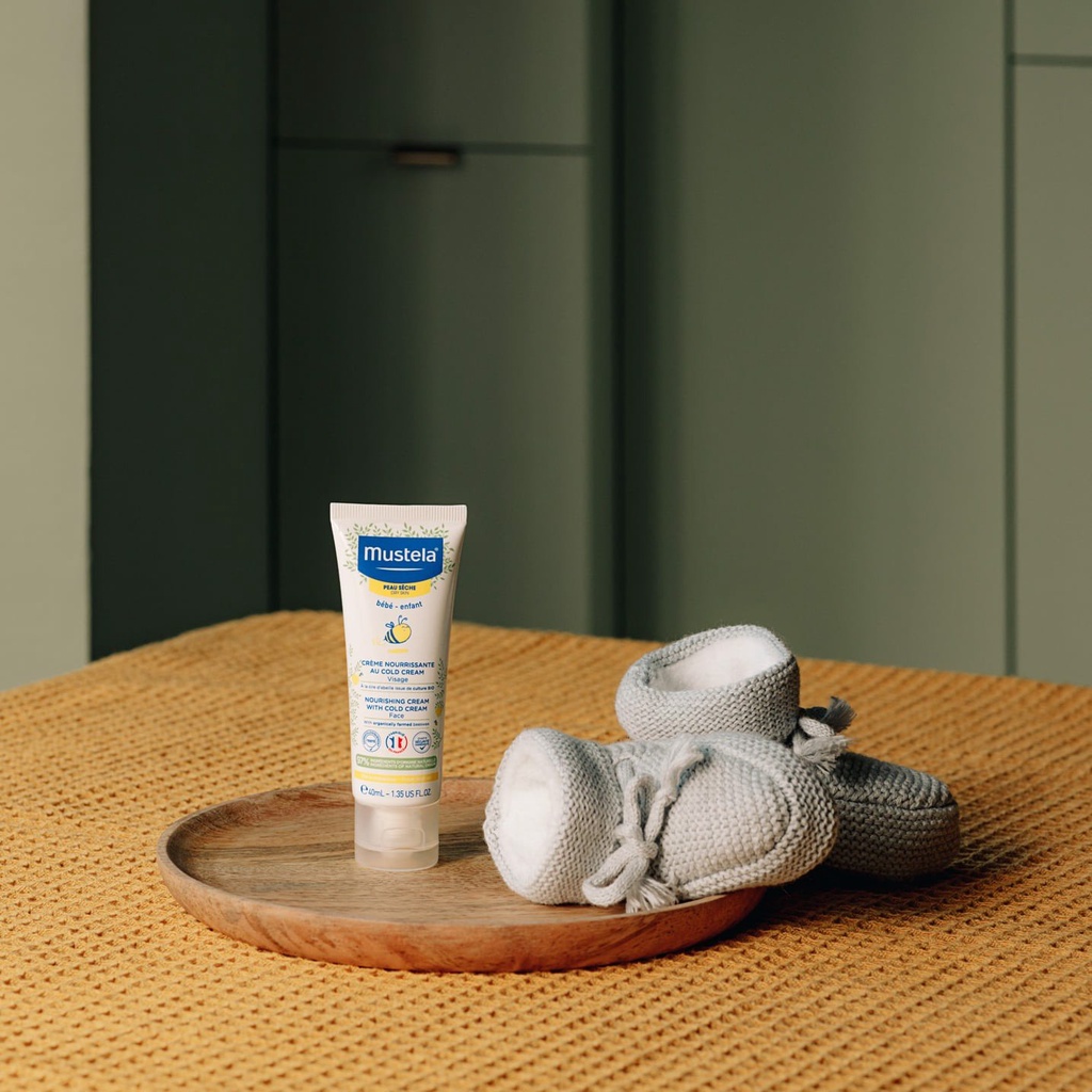 Kem Dưỡng Mặt Da Khô Mustela Nourishing Cream With Cold Cream 40ml