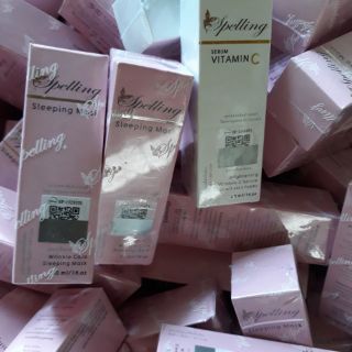 Cặp đôi serum& mat nạ sleeping mask thái lan