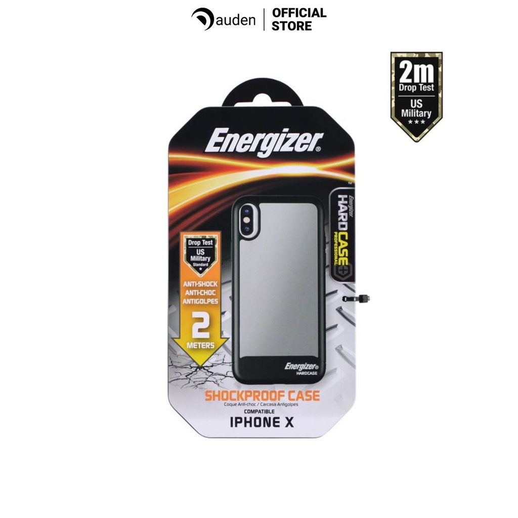Ốp lưng Energizer chống sốc 2m cho iPhone X - ENCOSPIP8