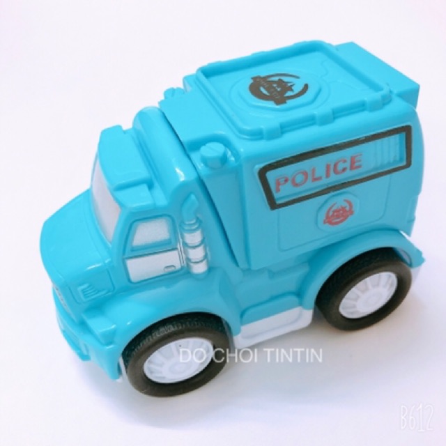 [HÀNG XỊN - TO - ĐẸP] Trọn bộ 4 xe công trường, xe cấp cứu, xe cứu hoả, xe cảnh sát chạy trớn