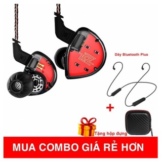 Combo tai nghe kz es4 + cable bluetooth kz plus aptx