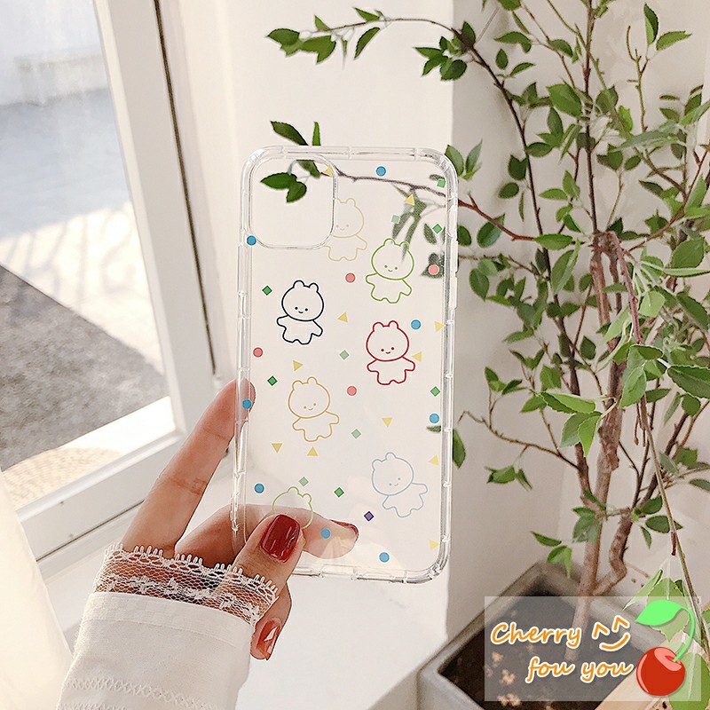 { Nhập mã SPE73886 Hoàn 10.000 xu}Ốp Điện Thoại Iphone Họa Tiết Gấu dễ thương | BigBuy360 - bigbuy360.vn