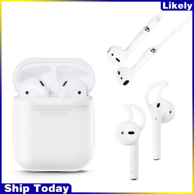 Vỏ Silicone Bảo Vệ Hộp Sạc Tai Nghe AirPods 3 Trong 1 Tiện Dụng