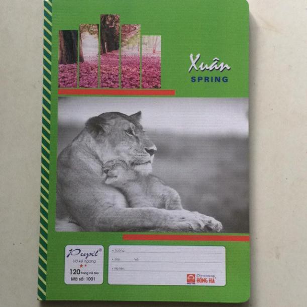 VỞ KẺ NGANG HỒNG HÀ 4 MÙA 120 TRANG 10 quyển