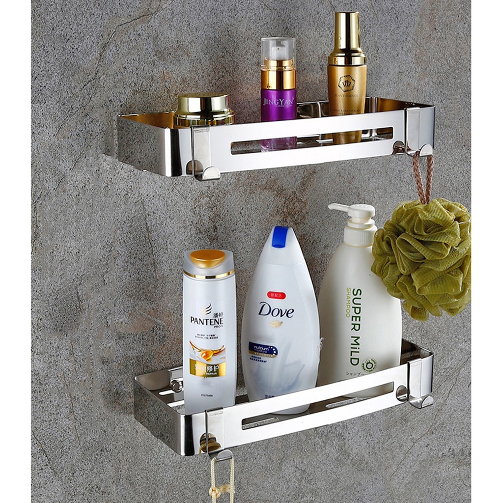 Kệ nhà tắm dán tường Inox 304 cao cấp AnShin