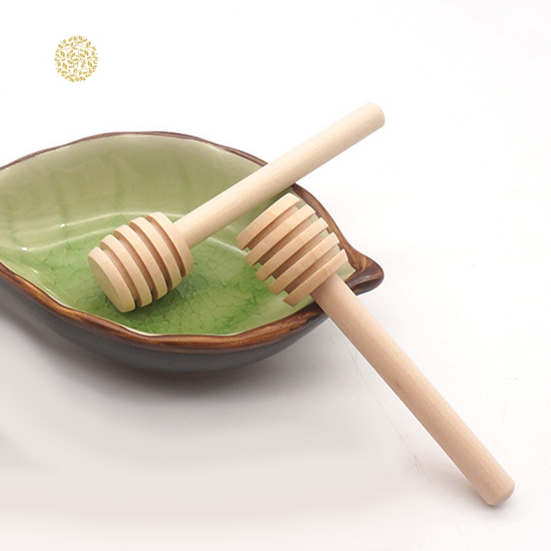 Que Gỗ Khuấy Mật Ong 8cm Thiết Kế Tiện Dụng