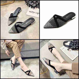 Dép Sục Lưới Chấm Bi hàng QC còn 35( sale 30k)