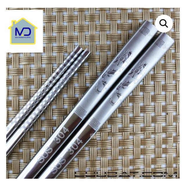 Đũa inox 304 cao cấp Hàn Quốc(Set 5 đôi)