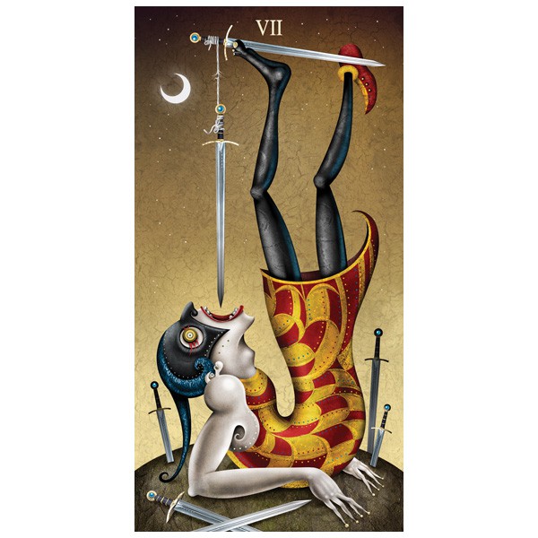 Bộ Bài Deviant Moon Tarot Borderless Edition (Mystic House Tarot Shop)