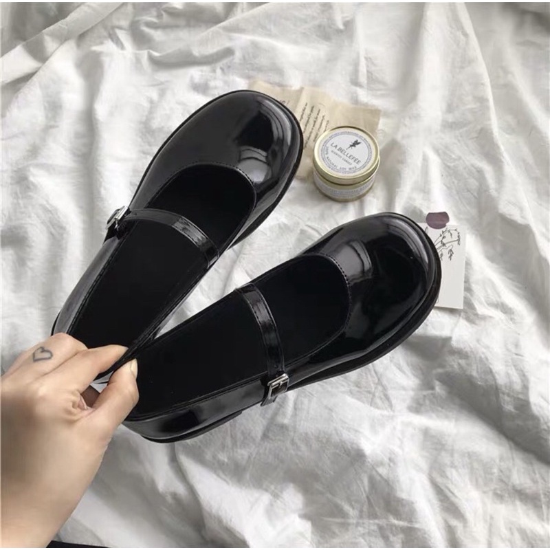 Giày búp bê có quai vintage Mary Jane Yannie Lolita