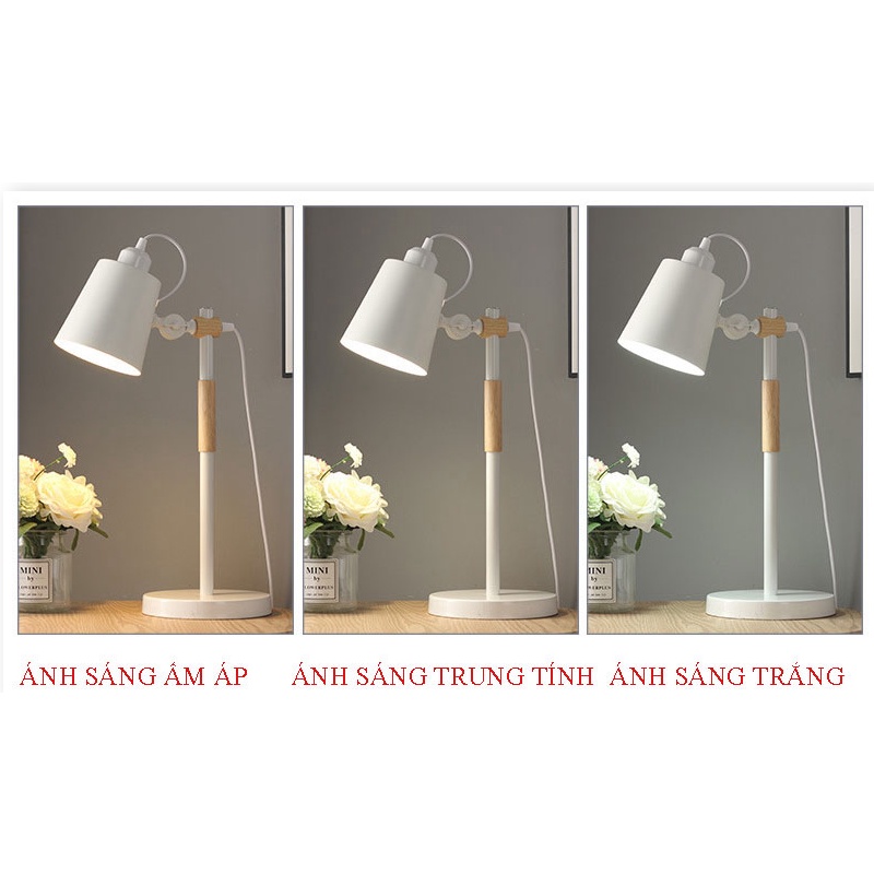 Đèn Học Để Bàn, Đèn bàn học ☀️Chống cận☀️ FDB01 kiểu dáng sang trọng, chống lóa mắt, tiết kiệm điện + Bóng đèn