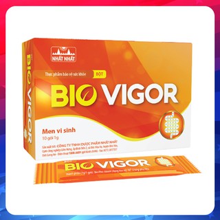 Men vi sinh Bio Vigor (Hộp 10 gói x 1 gram) - Date 2022