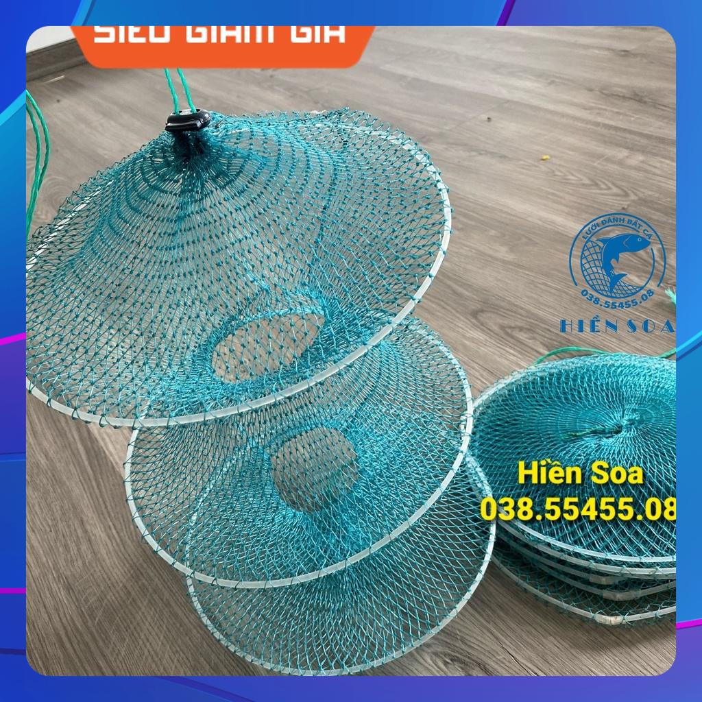 Giỏ Đựng Cá, Túi Đựng Cá, Rọng đựng Chim Tôm, Cua Loại to 3 vành