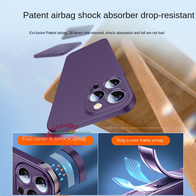 Ốp Điện Thoại Màu Tím Đục 0.4mm Linh Hoạt Cho iPhone 14 13 12 Pro max Mini Xs XR 11 Pro max 14 Plus