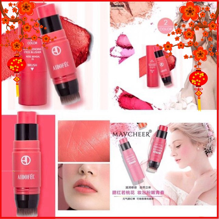 [Mã SRJULY1619 giảm 15K đơn 50K] [ SIÊU SALE ] PHẤN MÁ DẠNG THỎI AIDOFEC 3IN1 - BỀN MÀU TỰ NHIÊN NHƯ KHÔNG MAKE UP | BigBuy360 - bigbuy360.vn