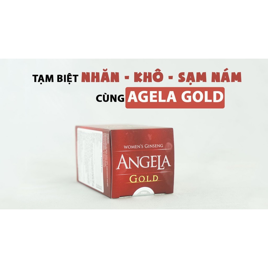 Viên uống duy trì sức khoẻ, sinh lý nữ  - Sâm Angela Gold - Hộp 15 viên