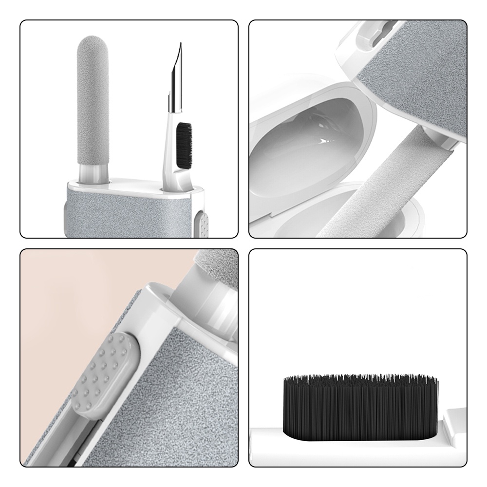 Set dụng cụ làm sạch tai nghe bluetooth VIRWIR tiện lợi thích hợp cho Airpods Pro 1 2 3 Xiaomi Huawei Samsung