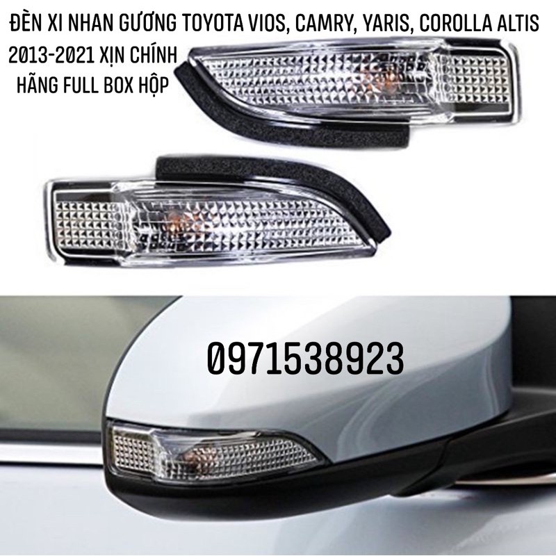 Xi nhan gương trái và phải Toyota VIOS, COROLLA ALTIS, CAMRY, YARIS, 2013-2021 xịn chính hãng 8174052050 8173052100
