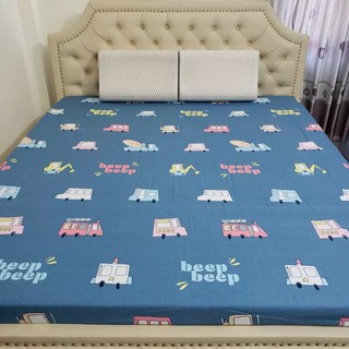 Drap giường chống thấm họa tiết 1m8