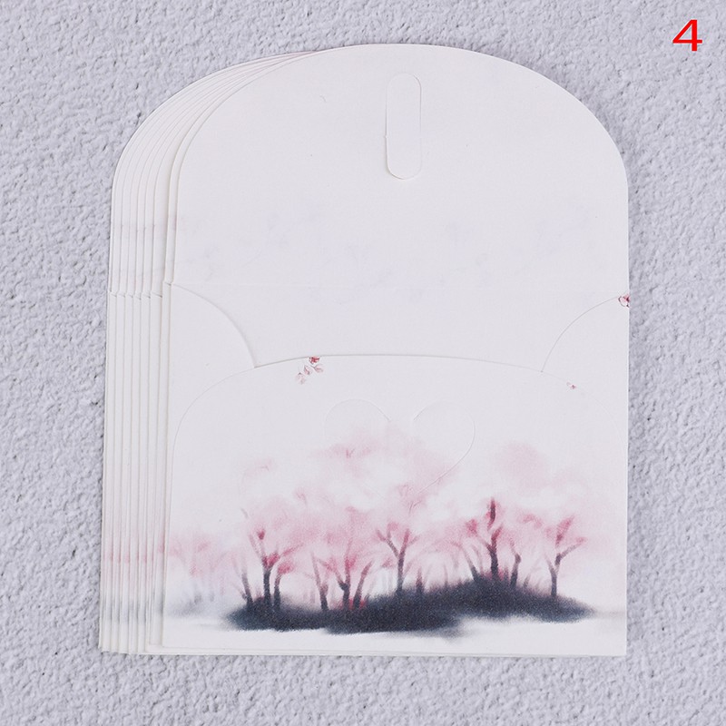 Set 10 Phong Bì Mini Bằng Giấy Phong Cách Cổ Điển Cho Văn Phòng / Nhà Ở