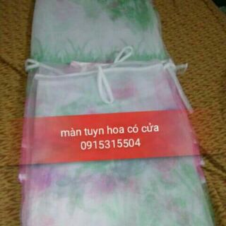 Màn tuyn hoa có cửa