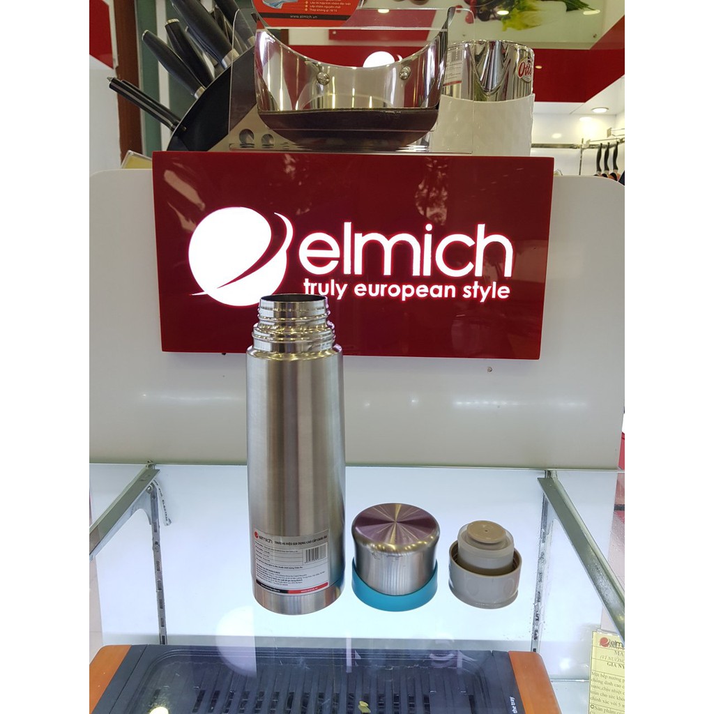 Bình giữ nhiệt Elmich 500ml, 750ml, 1000ml 6386 hàng chính hãng