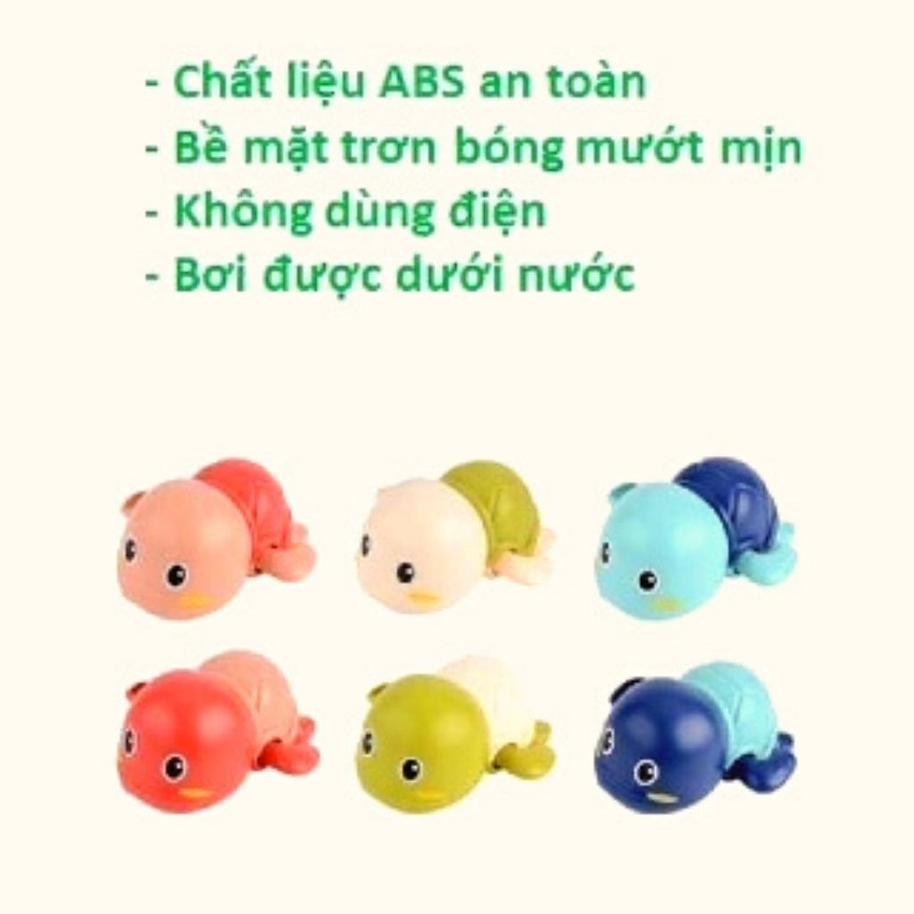 Rùa Bơi Vặn Cót - Đồ Chơi Nhà Tắm - đồ chơi Dưới Nước thả bồn tắm Cho Bé Thích Thú Vận Động Khỏe mạnh [Shop Mẹ Mốc] ,RCB