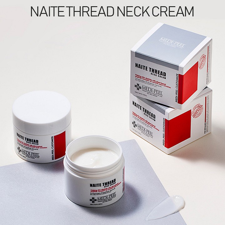 Kem Dưỡng Chống Lão Hóa Vùng Cổ MediPeel Naite Thread Neck Cream 100ml