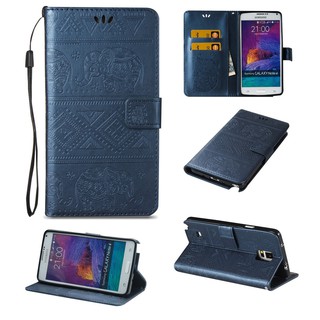 Bao da điện thoại có ngăn để thẻ dành cho Samsung Galaxy Note 4