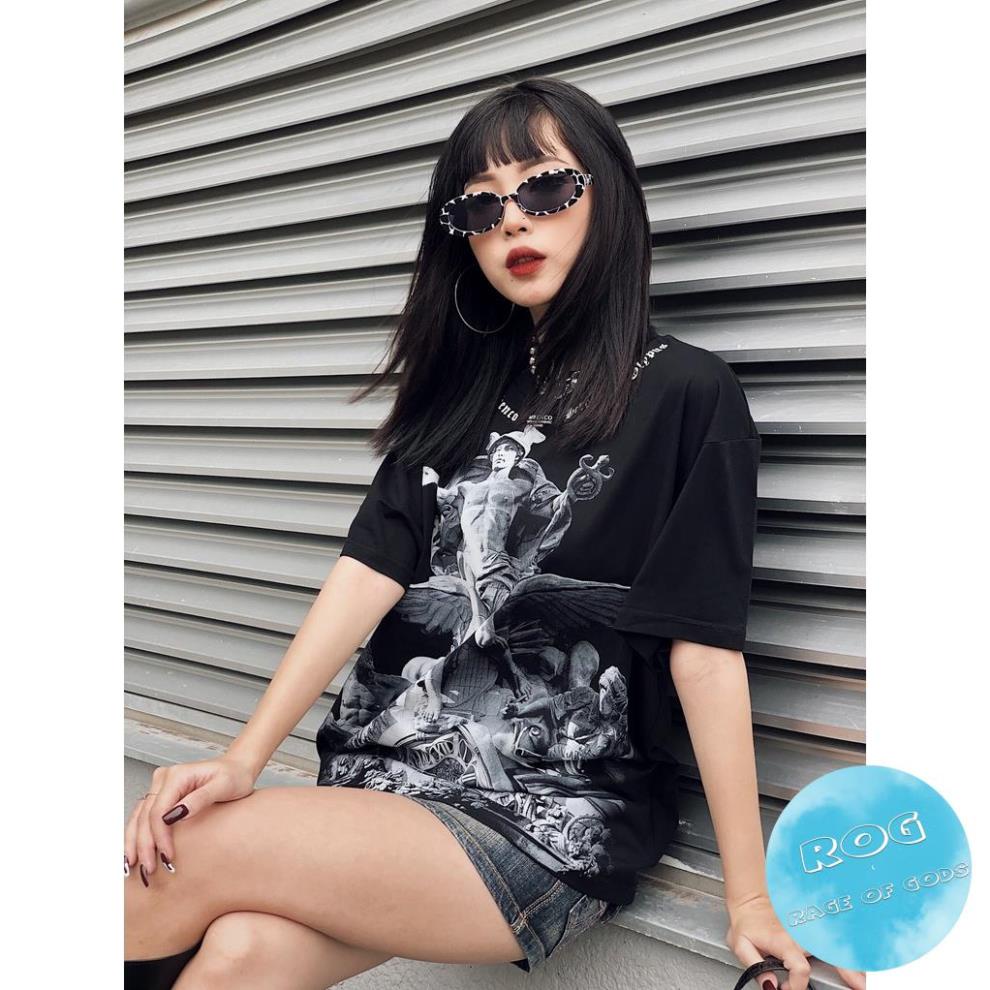 Áo thun tay lỡ MIKENCO HERMES Streetwears SG , Áo thun unisex nam nữ from rộng oversize chất liệu cotton