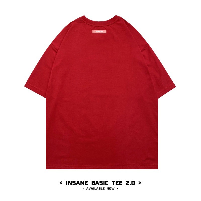 Áo thun Insane Basic Tee ver 2.0 - màu Đỏ