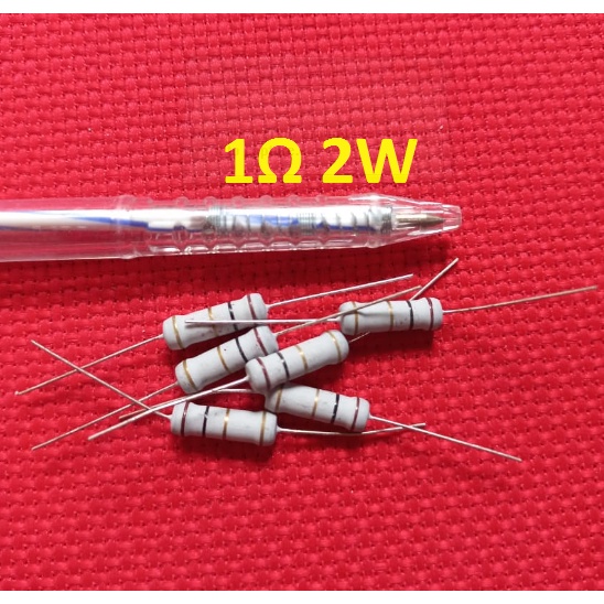 Điện Trở 2W  0.47ôm 0.68ôm 1r 4.7ôm 10ôm 22ôm 33ôm 51r 100r 150ohm 220ohm 330r 470ôm 560ôm 680r