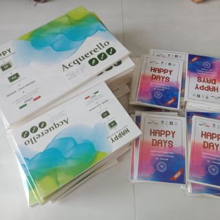 Giấy Happy a4/a5 gáy keo 300g