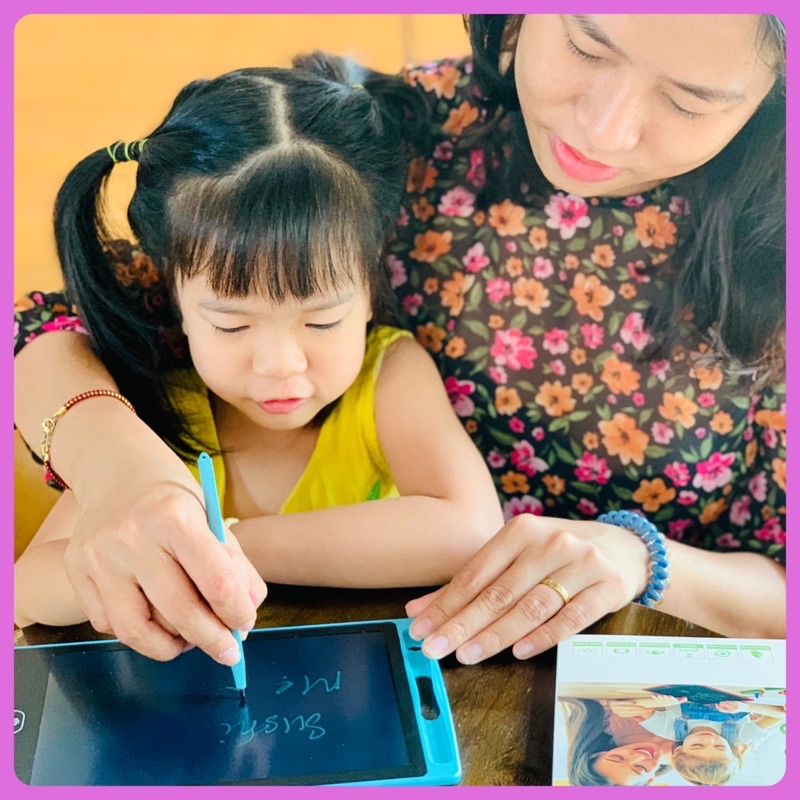 Bảng Viết Tự Xoá - Bảng Vẽ Điện Tử LCD Thông Minh 8,5 inch Cho Bé - XÓA MỌI CHI TIẾT CHỈ SAU 1 NÚT BẤM
