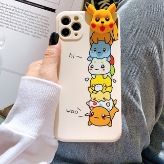 Ốp lưng hình nổi Pokemon cute hột me dành cho nhiều dòng máy của Iphone/Samsung/Vivo/Xiaomi/OPPO/Realme