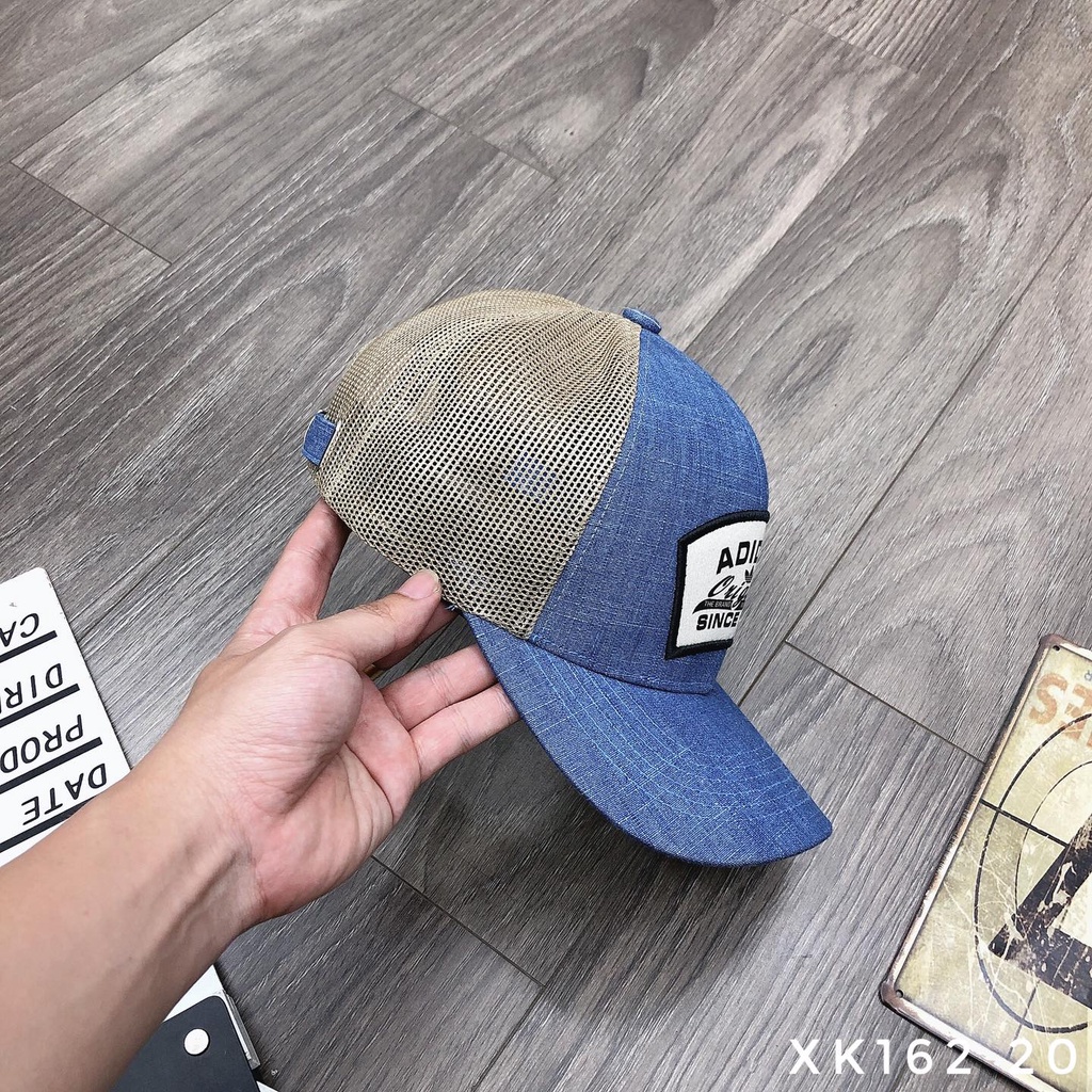 Nón kết nam, mũ lưỡi trai nam nữ Adi.das phối lưới vải Kaki dày siêu chất và ngầu (Ảnh thật)